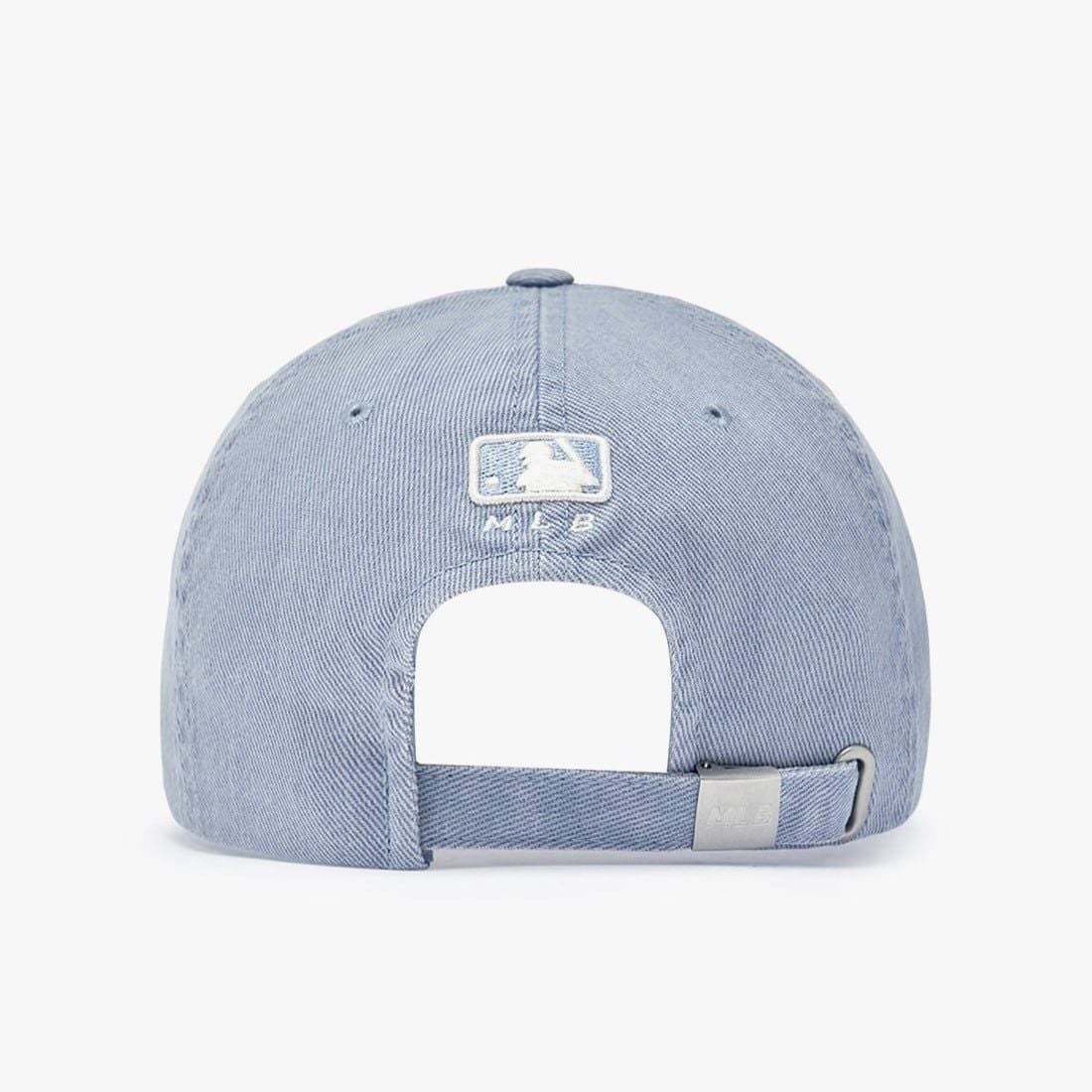  Nón MLB Basic Washed Unstructured Ball Cap NY Blue 3ACPVV14N-07SBS 