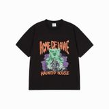  Áo thun [Unisex] ADLV - Acmédelavie AC Bear Halloween Black 