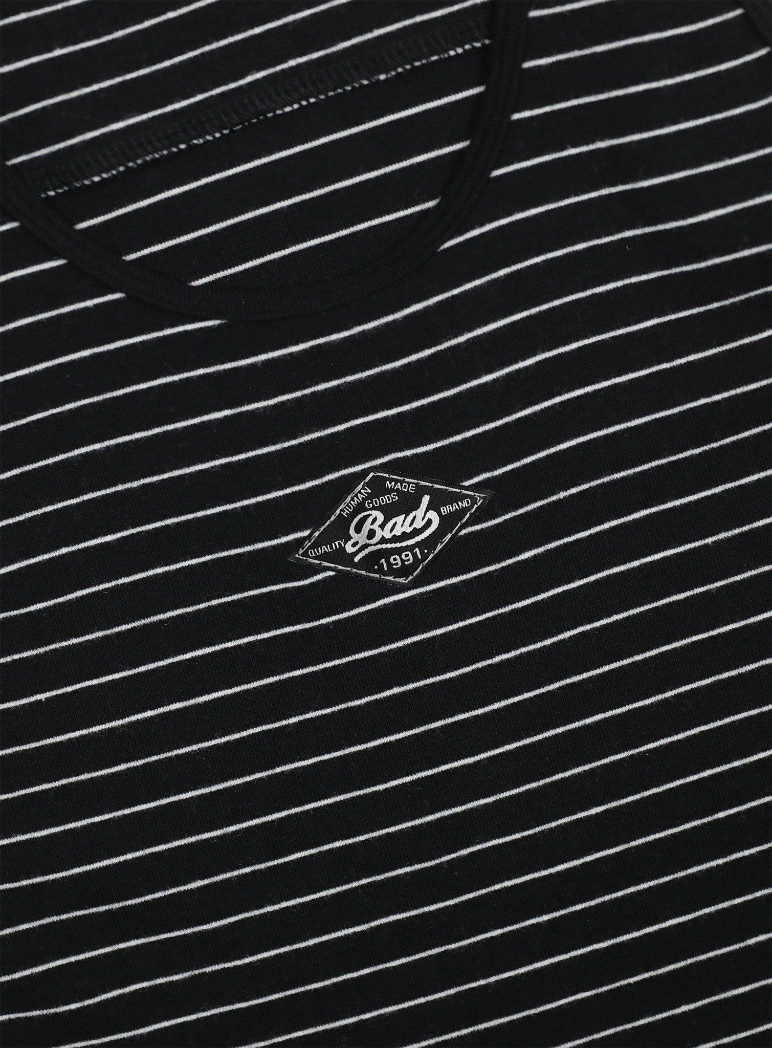  Áo Croptop [Nữ] Badblood - [w-tnk25-006] Beyond Soft Tank 3 Stripe Black 