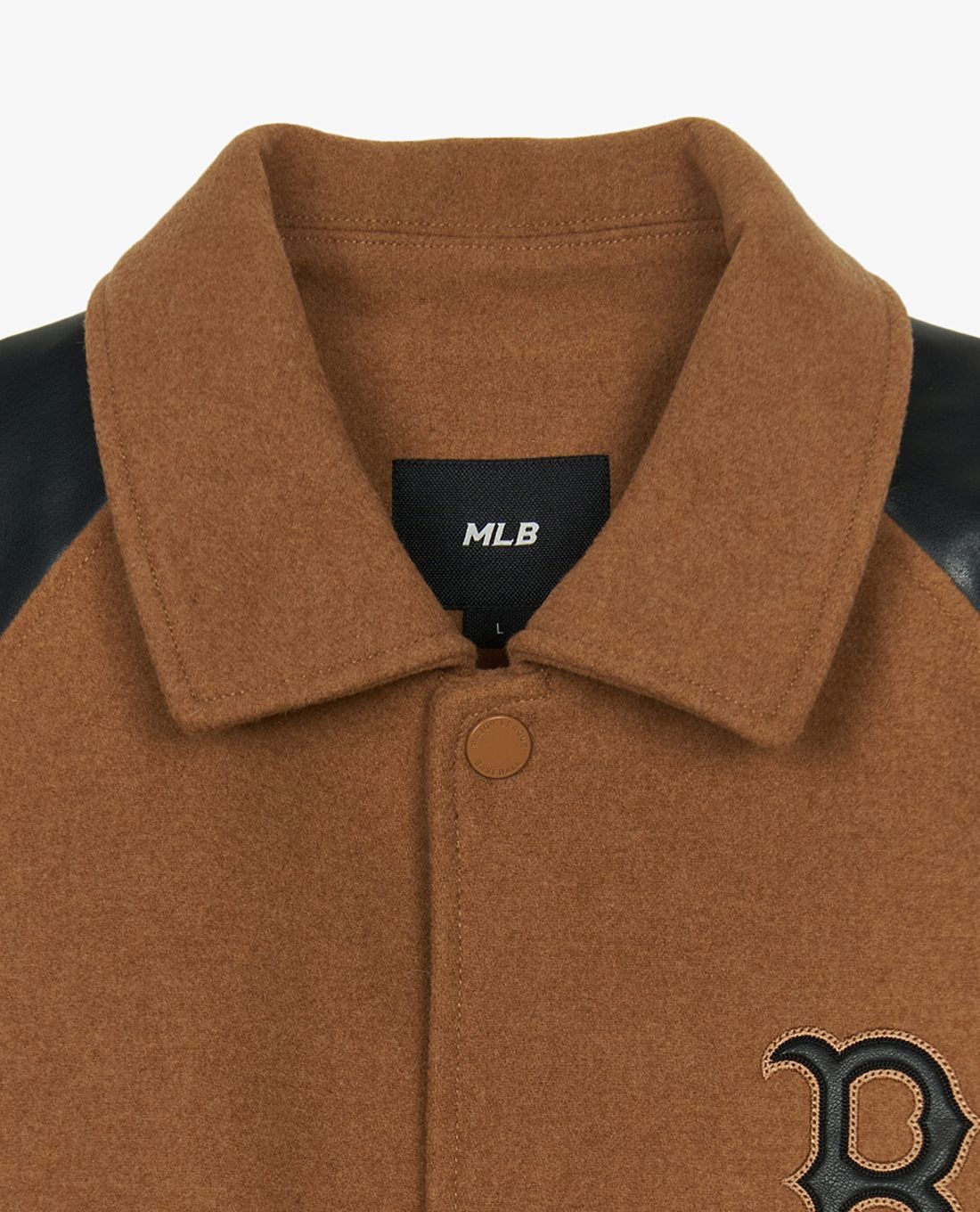  Áo Bomber MLB [Unisex] - Wool Biglux Varsity Jacket Boston - 3AJPM1146-43CAD 