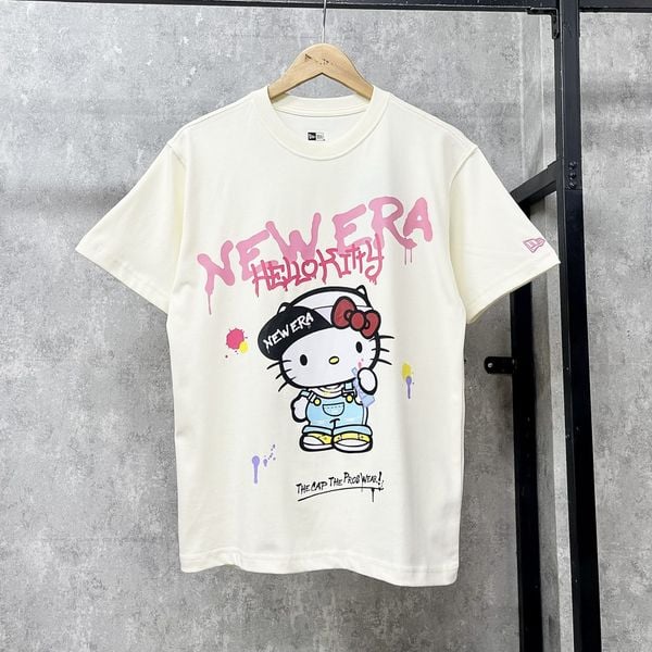  Áo Thun New Era - [Unisex] Hello Kitty Cream 