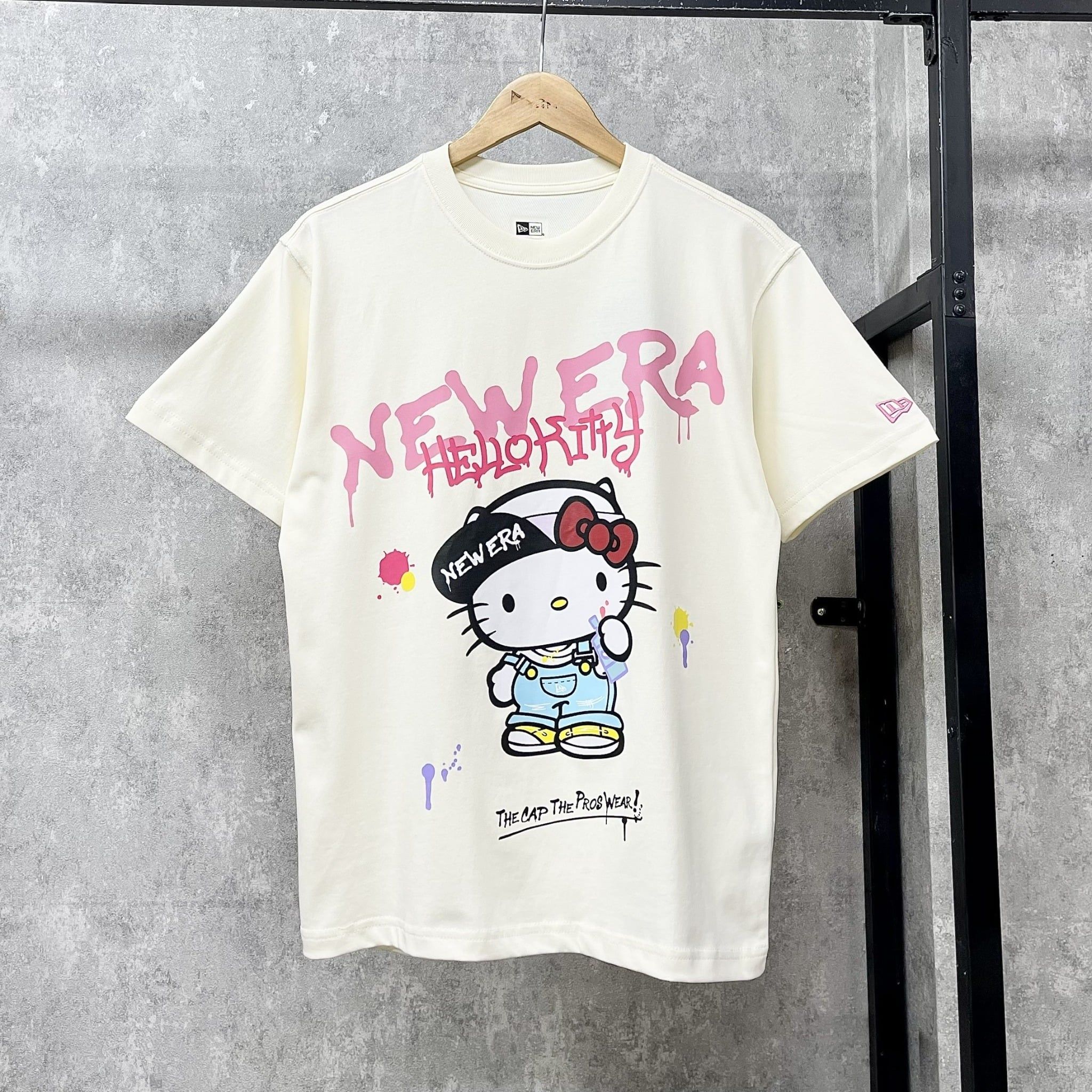  Áo Thun New Era - [Unisex] Hello Kitty Cream 