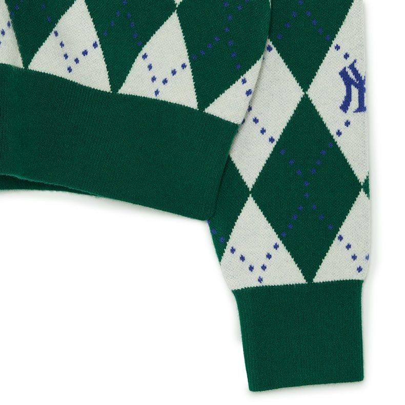  Áo Cardigan MLB [Nữ] Monogram New York Yankees - 3FKCM0134-50GNS 