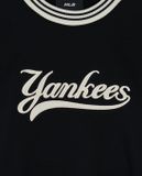  Áo Sweater [Nữ] MLB Korea - Varsity Cursive NY Yankees - 3FMTV0344-50BKS 