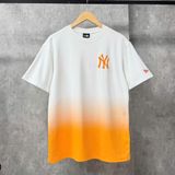  Áo Thun New Era - [Unisex] NY Yankees EST.1903 Gradient White/Orange T-shirt 