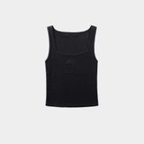  Áo Tanktop [Nữ] Badblood - [w-tnk24-076] Beyond Soft Square Neck Tank Black 