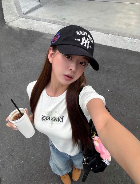 Nón MLB Korea - [Unisex] Vintage Cooperstown Patch Unstructured Ball Cap NY Yankees - 3ACPB105N-50BKS