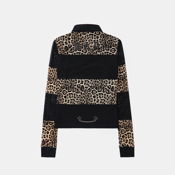 Áo Thun Dài Tay [Unisex] Badblood - [w-tee25-021] Vintage Club Rugby Leopard