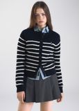  Áo Cardigan WHOAU [Nữ] - Steve Cable Cardigan Navy - WHCKF4901F 