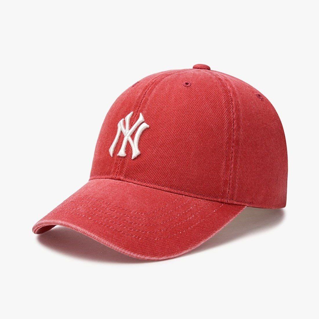  Nón MLB Basic Washed Unstructured Ball Cap New York Yankees Red 3ACPVV14N-50RDD 