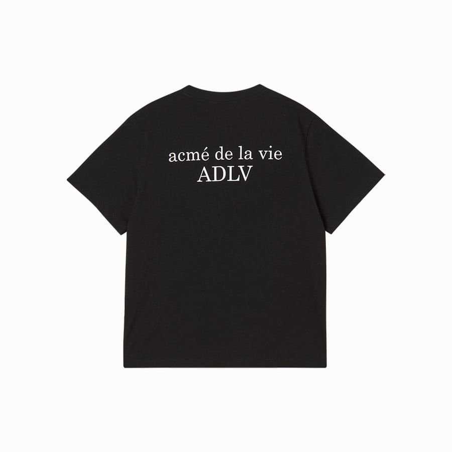  Áo thun [Nữ] ADLV - Acmédelavie Baby Face Cloud Black 