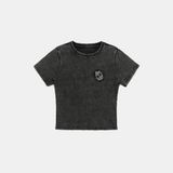  Áo Thun [Unisex] Badblood - [w-tee25-013] Rusty Denim Muscle Tee Black 