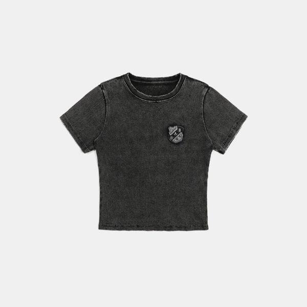 Áo Thun [Unisex] Badblood - [w-tee25-013] Rusty Denim Muscle Tee Black