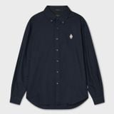  Áo Sơ Mi WHOAU [Unisex] - Steve Oxford Shirt Navy - WHYWF2311U 
