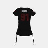  Váy [Nữ] Badblood - [w-drs25-001] Mystic Capsule Polo Mini Dress Black 