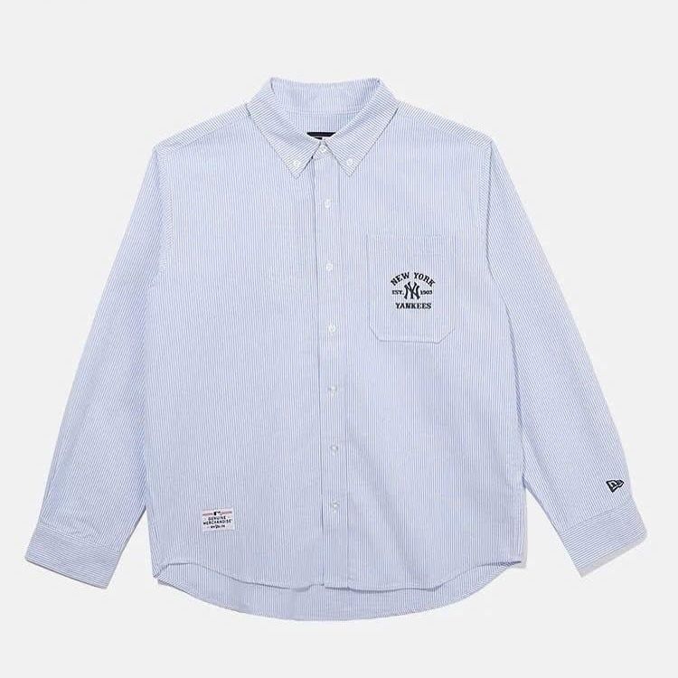  Áo Sơ Mi New Era - [Unisex] NY Yankees Striped Blue - 14529326 