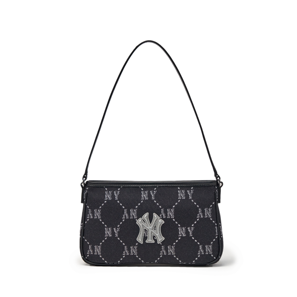  Túi Xách MLB Korea - Diamond Monogram Jacquard Mini Hobo Bag NY - 3ABQMJ16N-50BKS 