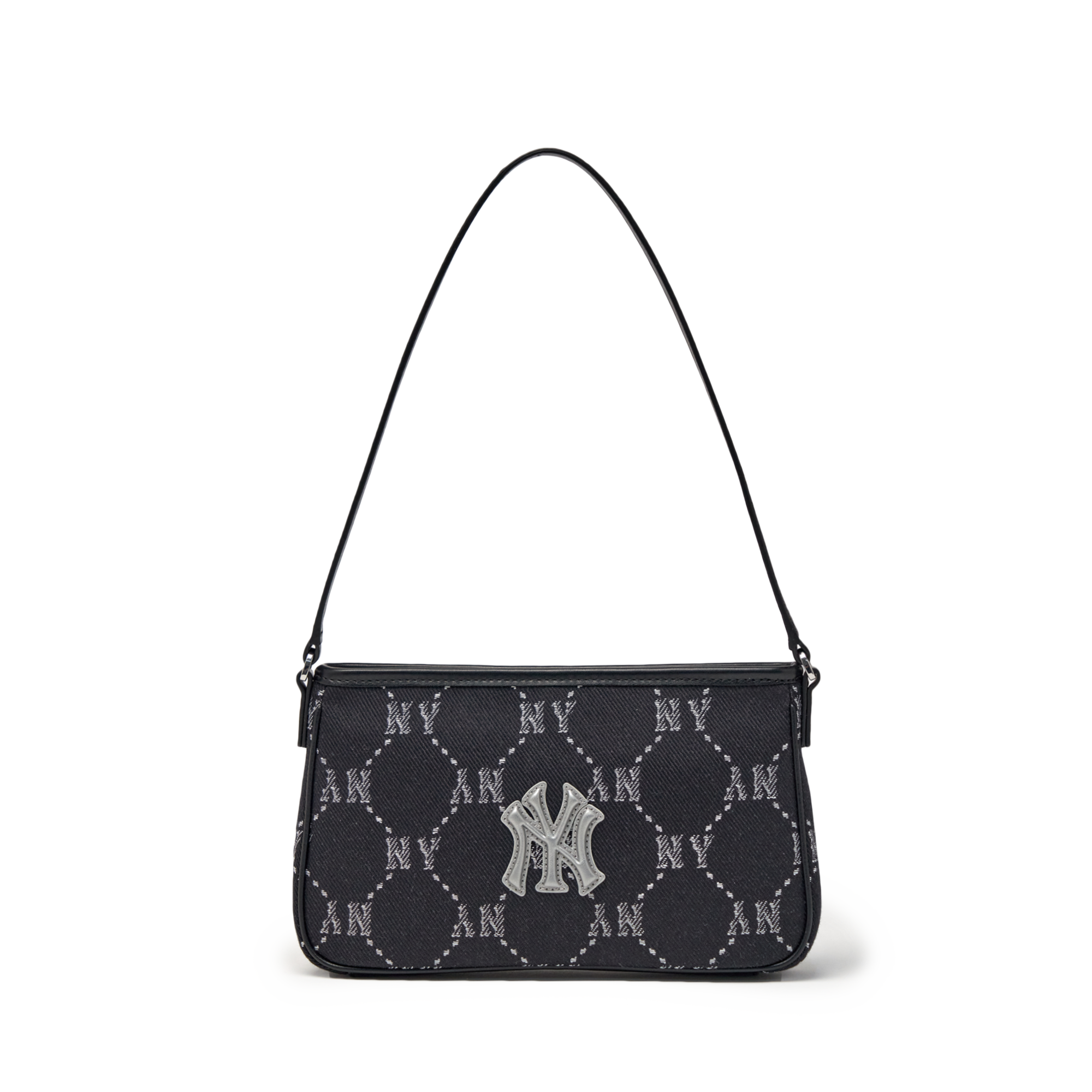  Túi Xách MLB Korea - Diamond Monogram Jacquard Mini Hobo Bag NY - 3ABQMJ16N-50BKS 
