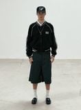  Áo Khoác [Unisex] Badblood - [w-jkt24-027] Billy Jersey Windbreaker Navy 