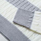  Áo Sweater Crop SPAO [Nữ] - Woody Cable Half-Open Gray - SPKWF49G50 