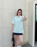  Áo Thun Polo New Era - [Unisex] NY Stripe Mint/White 