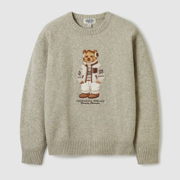 Áo Sweater WHOAU [Unisex] - Steve Jacquard Knit - WHKAE4T11U