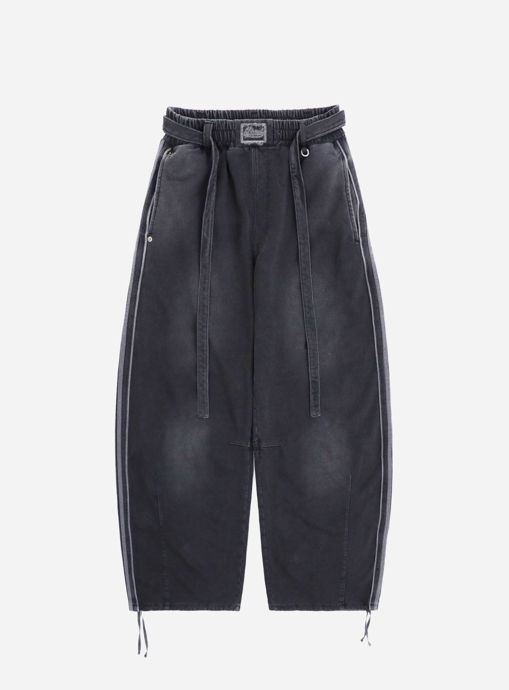 ◆BADBLOOD◆ Billy Washed Denim Sweatpants Blue w-pts24-088 Badblood Billy Washed Denim Sweatpants Blue – BBGSHOPHK