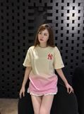  Áo Thun New Era - [Unisex] NY Yankees EST.1903 Gradient Cream/Pink T-shirt 