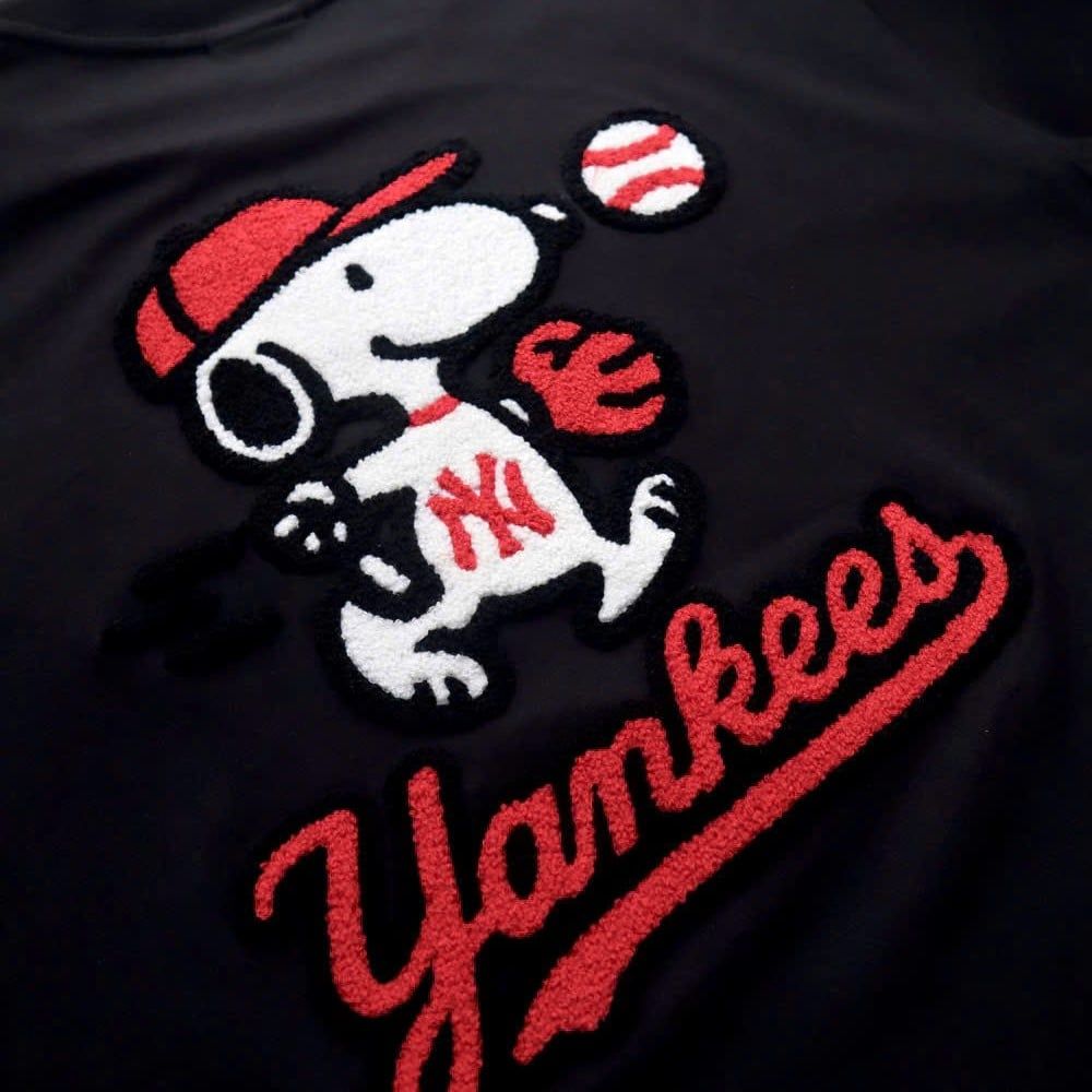  Áo Thun New Era - [Unisex] NY Yankees Snoopy Black 