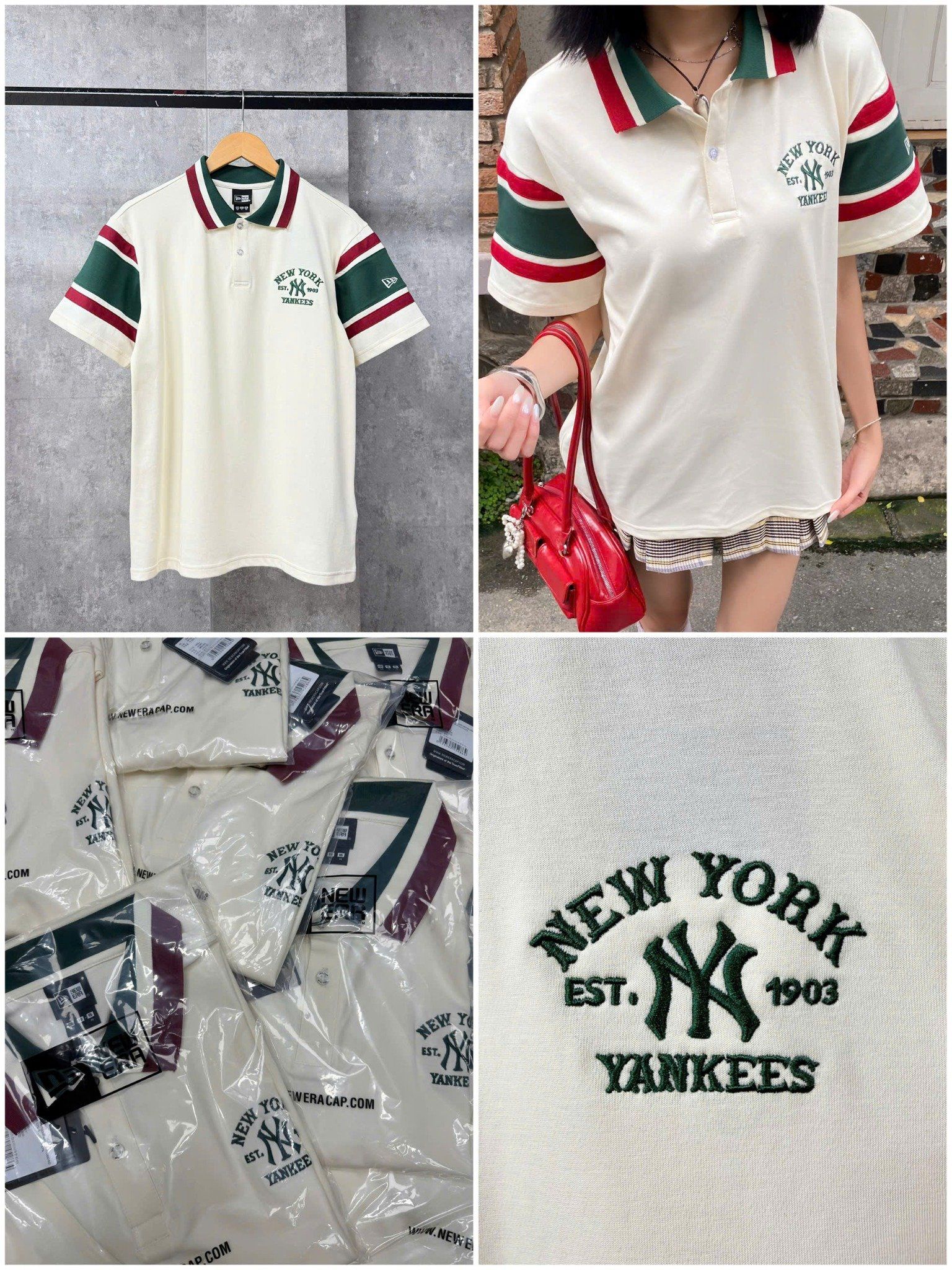  Áo Thun Polo New Era - [Unisex] NY Yankees Gucci Color - 15488905 