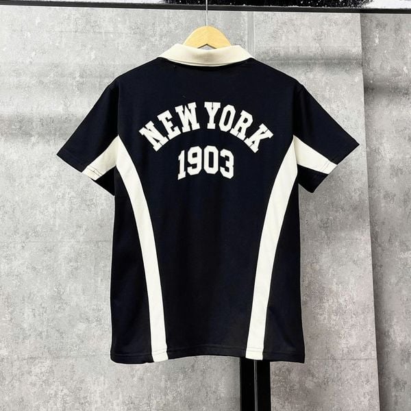 Áo Thun Polo New Era - [Unisex] NY Yankees Hip Line Black T-Shirt
