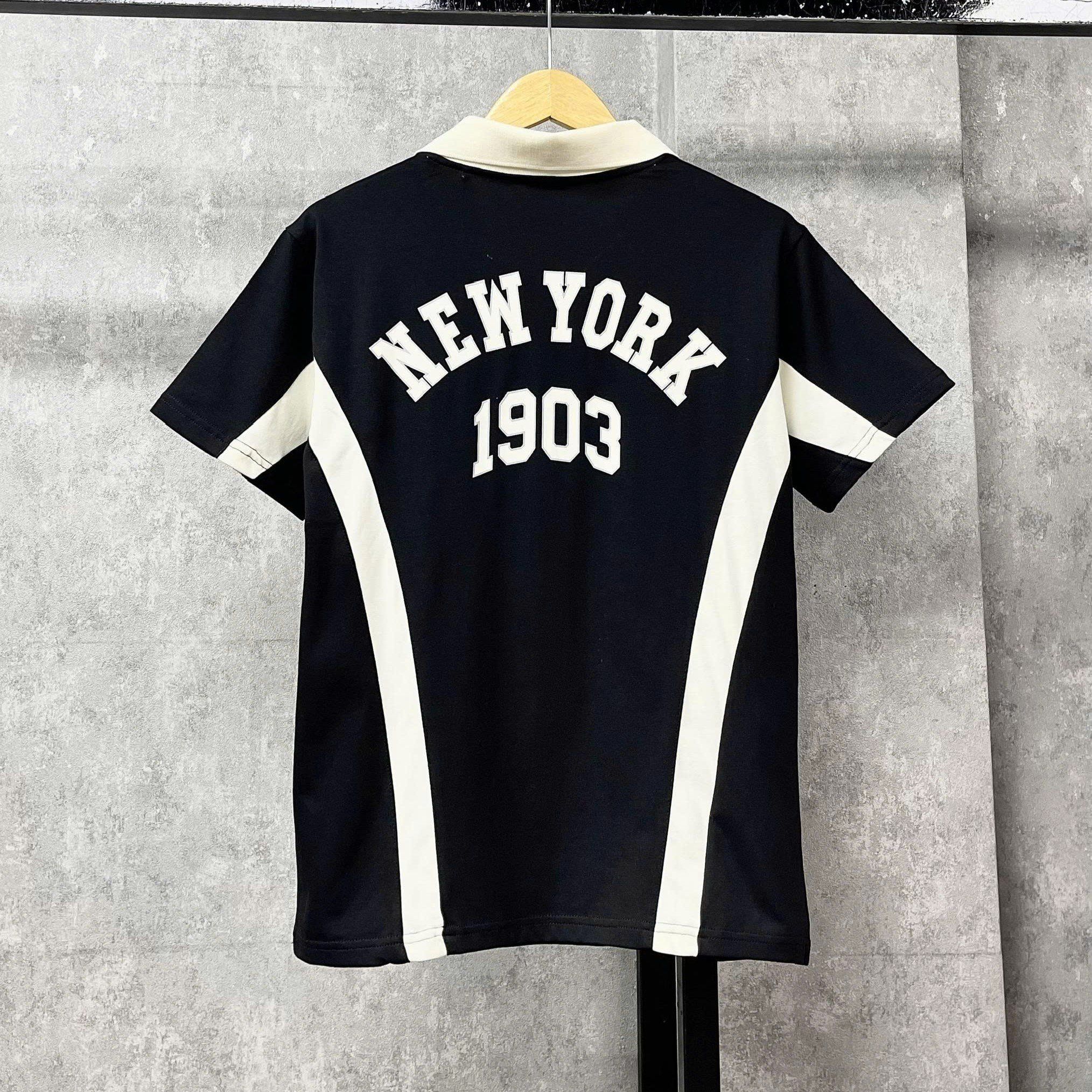  Áo Thun Polo New Era - [Unisex] NY Yankees Hip Line Black T-Shirt - 14113658 