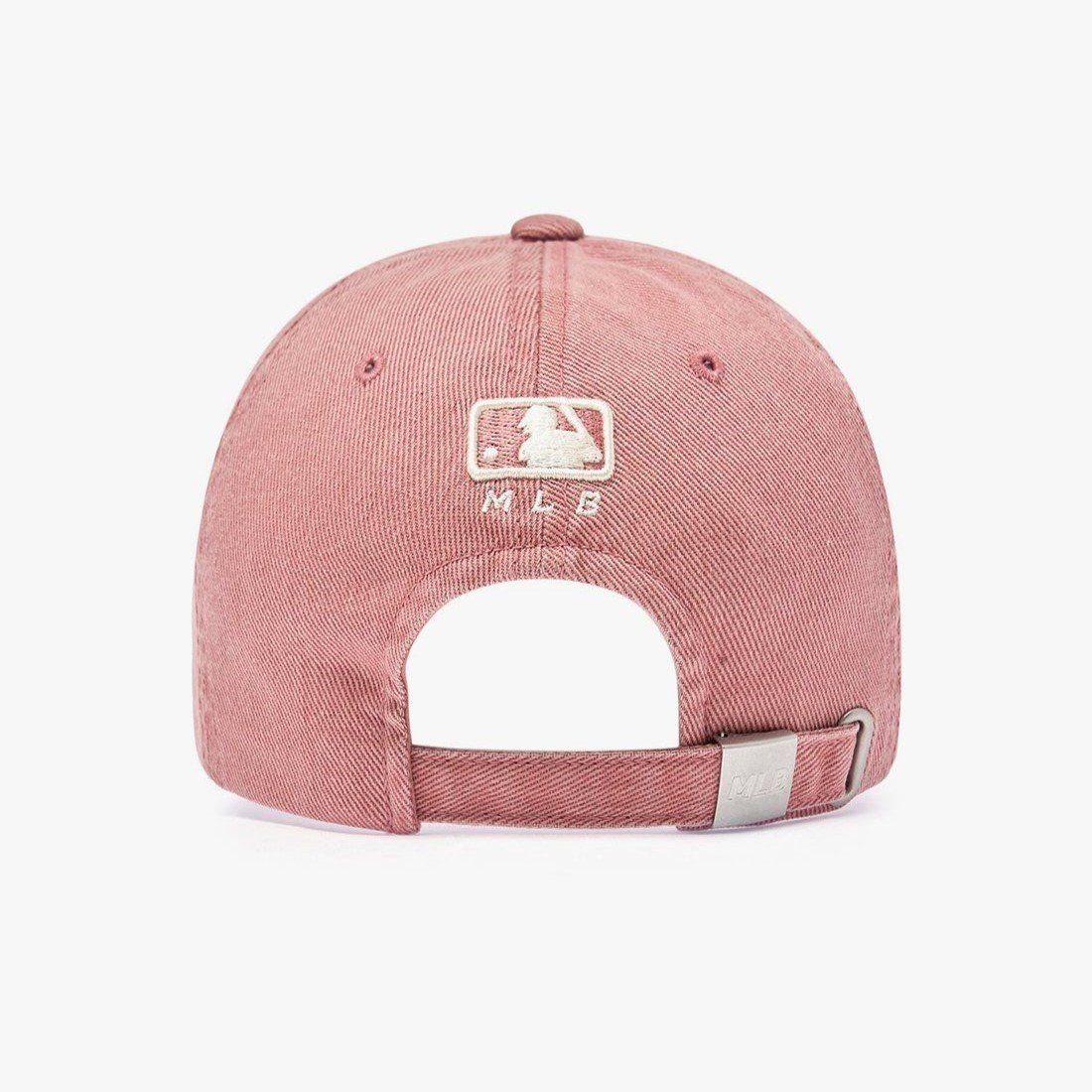  Nón MLB Basic Washed Unstructured Ball Cap NY Pink 3ACPVV14N-50COS 