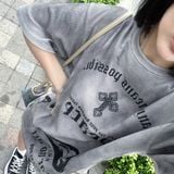 Áo Thun [Unisex] Badblood - [w-tee25-149] PEACE NOT WAR Dusty White 