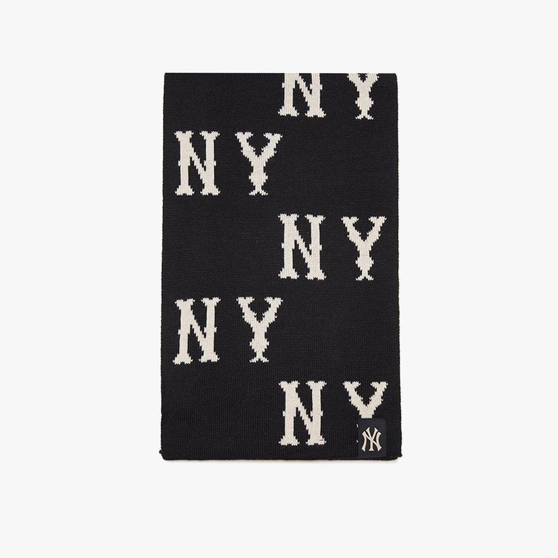  Khăn Quàng Cổ MLB Premium Classic Monogram NY Yankees - 3AMFM0336-50BKS 