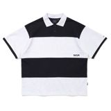  Áo Polo RMTCRW [ROMANTIC CROWN] - STRIPE RUGBY POLO NAVY 