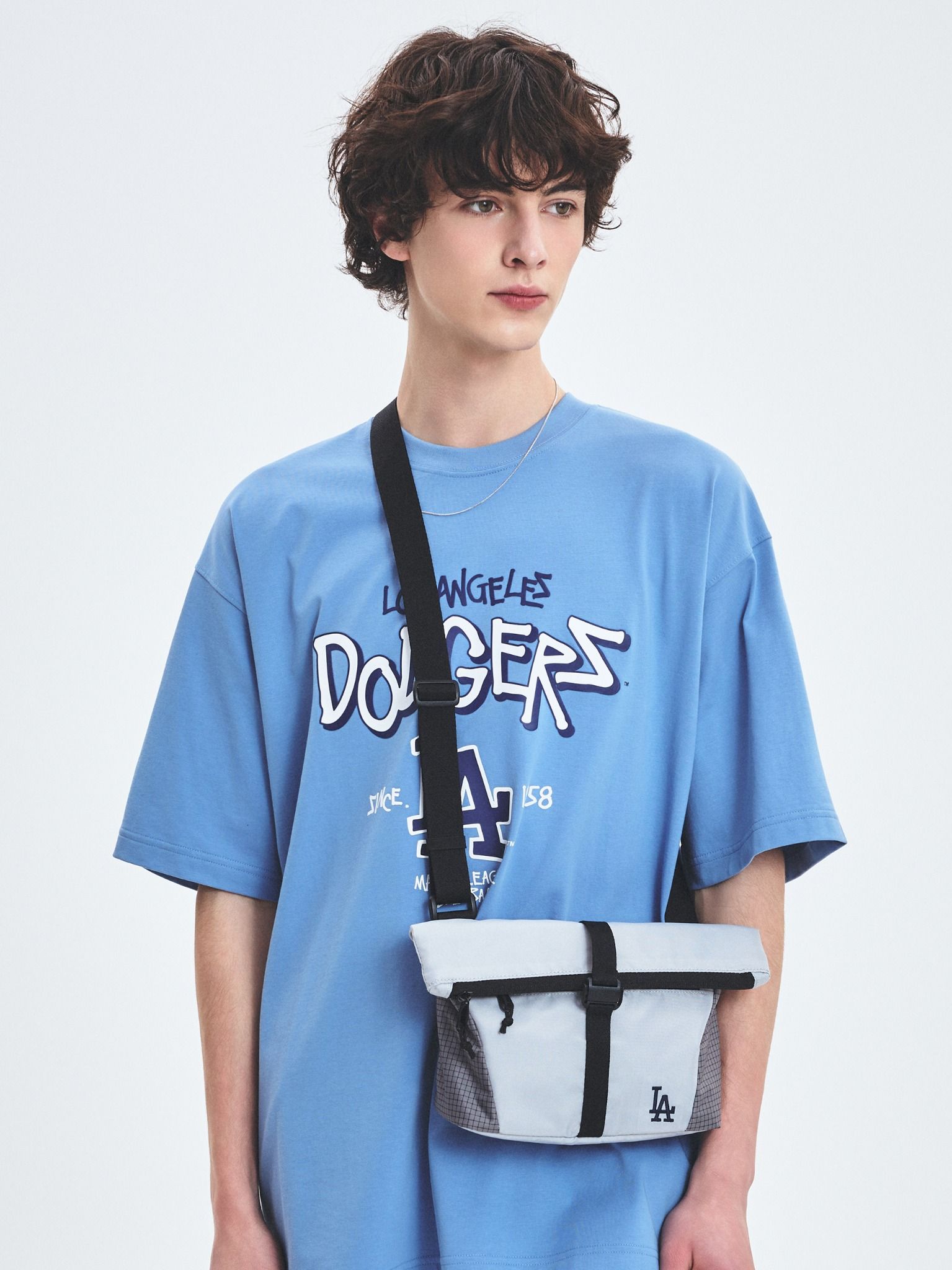  Túi Đeo Chéo MLB Korea - Basic Golf Core Crossbody Bag LA Dodgers - 3ACRB025N-07GRL 