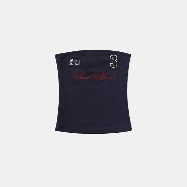 Áo Quây [Nữ] Badblood - [w-tnk25-020] Classic Logo Tube Top Navy
