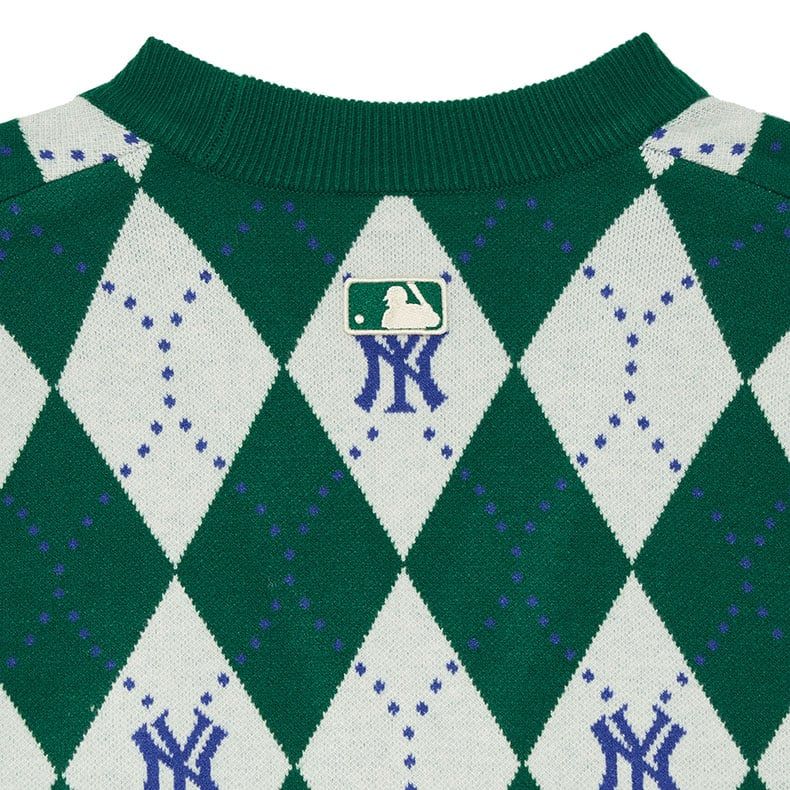  Áo Cardigan MLB [Nữ] Monogram New York Yankees - 3FKCM0134-50GNS 