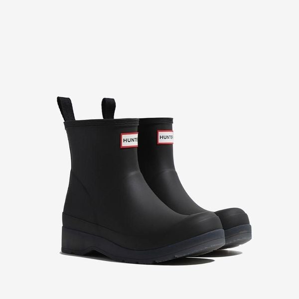 Giày Boots Hunter - Play Translucent Sole Short Rain Boots Black
