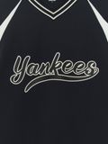  Áo Sweater MLB Korea - Varsity Sportive Curlsive Woven Yankees - 3AMTV1254-50BKS 