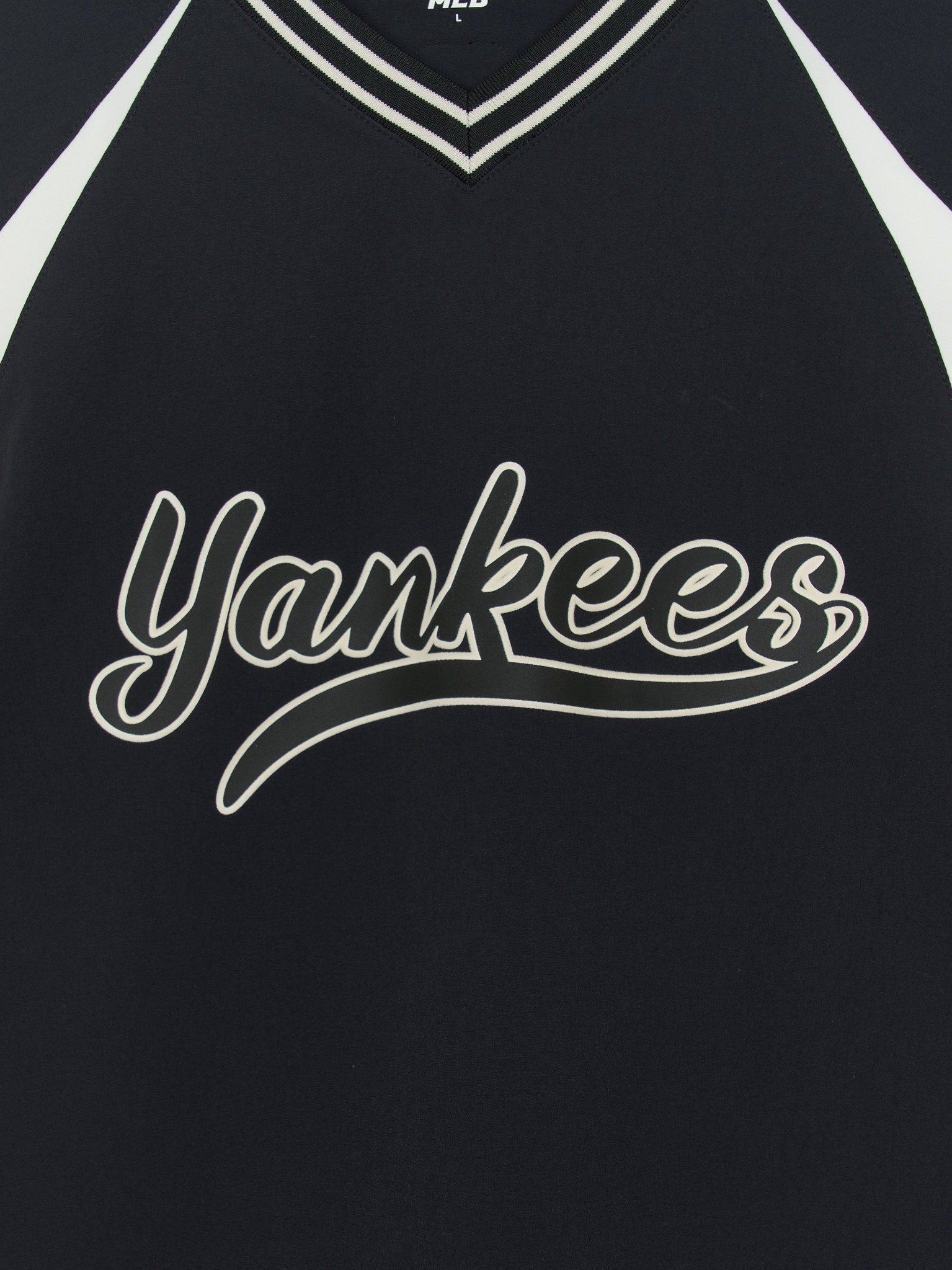  Áo Sweater MLB Korea - Varsity Sportive Curlsive Woven Yankees - 3AMTV1254-50BKS 