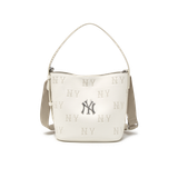  Túi Xách MLB - Classic Monogram Embossed Bucket Bag New York Yankees - 3ABMME16N-50CRS 