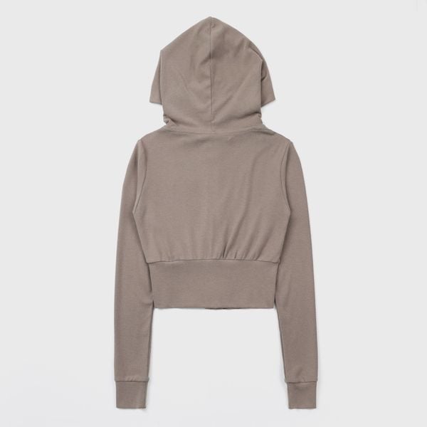 Áo Khoác [Unisex] Badblood - [w-hde24-036] Beyond Soft Hood Zip-Up Slim Fit - Tobacco