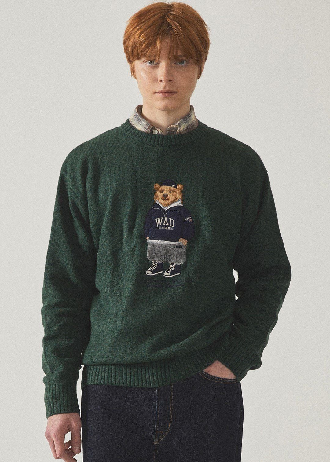  Áo Sweater WHOAU [Unisex] - Steve Jacquard Knit - WHKAE4T11U 