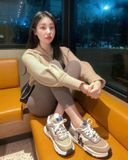  Giày MLB Chunky Runner LA Dodgers Beige - 3ASHRJ13N-07BGS 