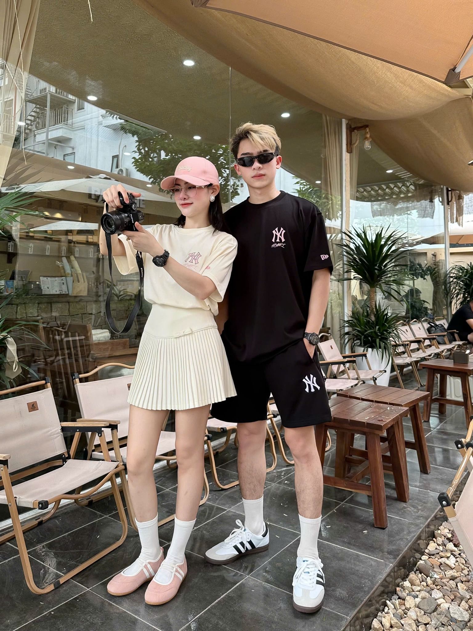  Áo Thun New Era - [Unisex] NY Heart Logo T-Shirt - 15488890 