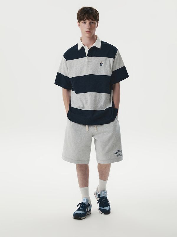  Áo Polo WHOAU [Unisex] -Steve Colorblock Collar T-Shirt - WHHAG2421U 