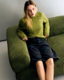  Áo Sweater Whoau [Nữ] - Steve Cable R-neck Pullover - WHKAG4921F 