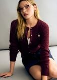  Áo Cardigan WHOAU [Nữ] - Steve High Gauge Wool Cable - WHCKG4912F 